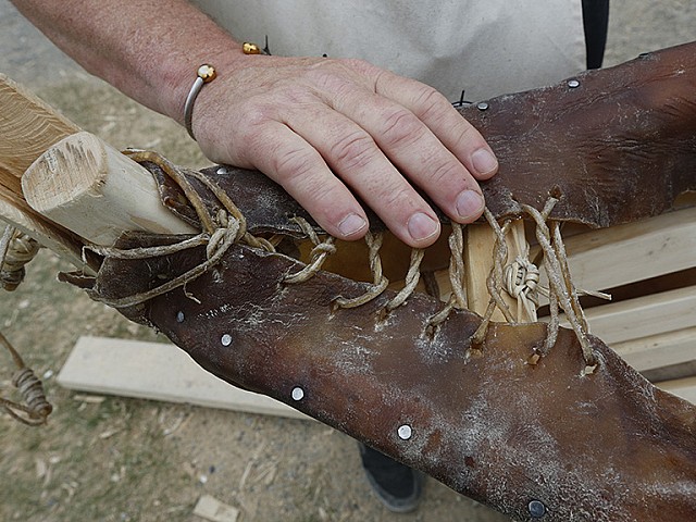 Ready for the water: a moosehide boat made by a community