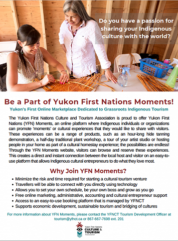 Be a Part of Yukon First Nations Moments!